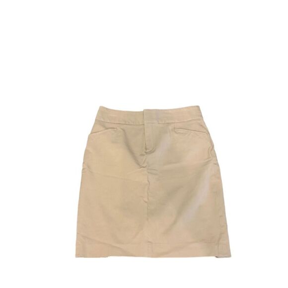 Banana Republic Khaki Skirt Sz 8 - Picture 1 of 5